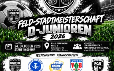 Feld-Stadtmeisterschaft D-Jugend am 24.10.2026